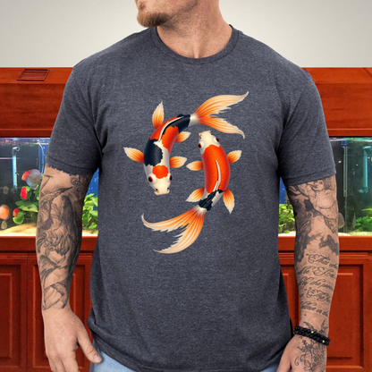 Japanese Koi Fish Harmony Shirt – Aquatic Symbolism