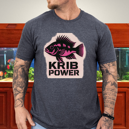 Krib Power Tee – Punk Neon Pink Kribensis Design