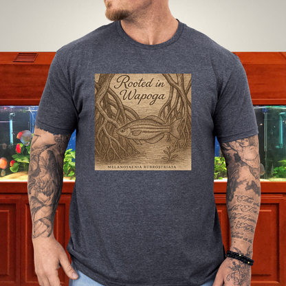 Wapoga Rainbowfish Shirt – Etched Driftwood & Mangrove Style