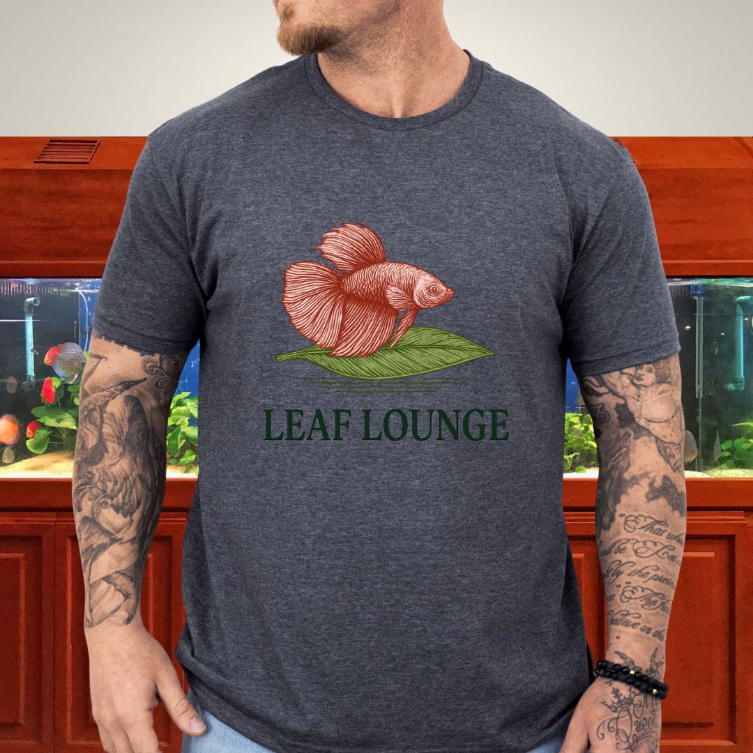 Leaf Rest Betta Tee – Floating Betta Fish Design