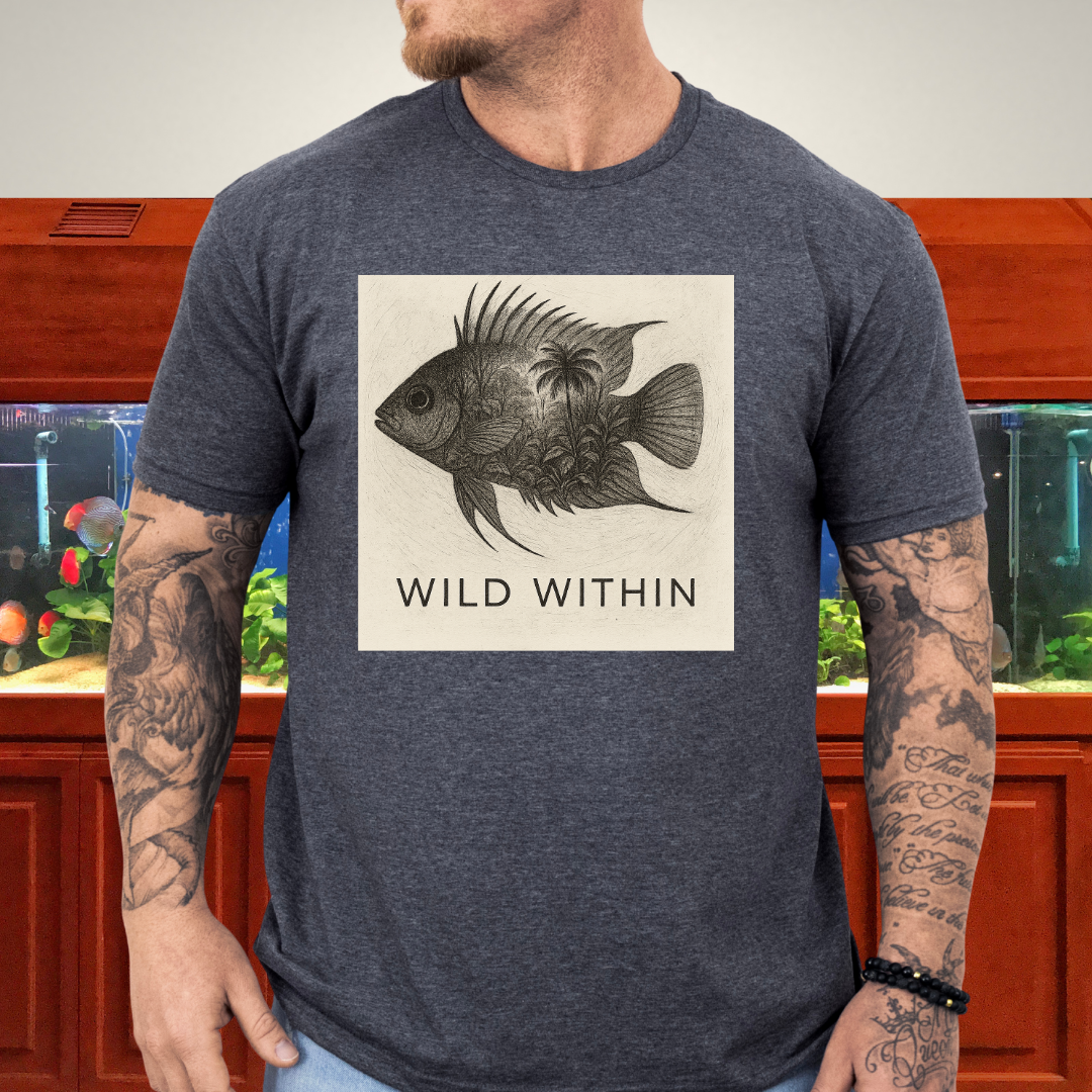Wild Within Tee – Apistogramma Jungle Double Exposure