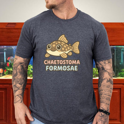 Rubber Lip Pleco Tee – Kawaii Catfish Bubble Letter Design