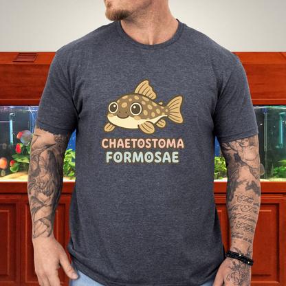 Rubber Lip Pleco Tee – Kawaii Catfish Bubble Letter Design