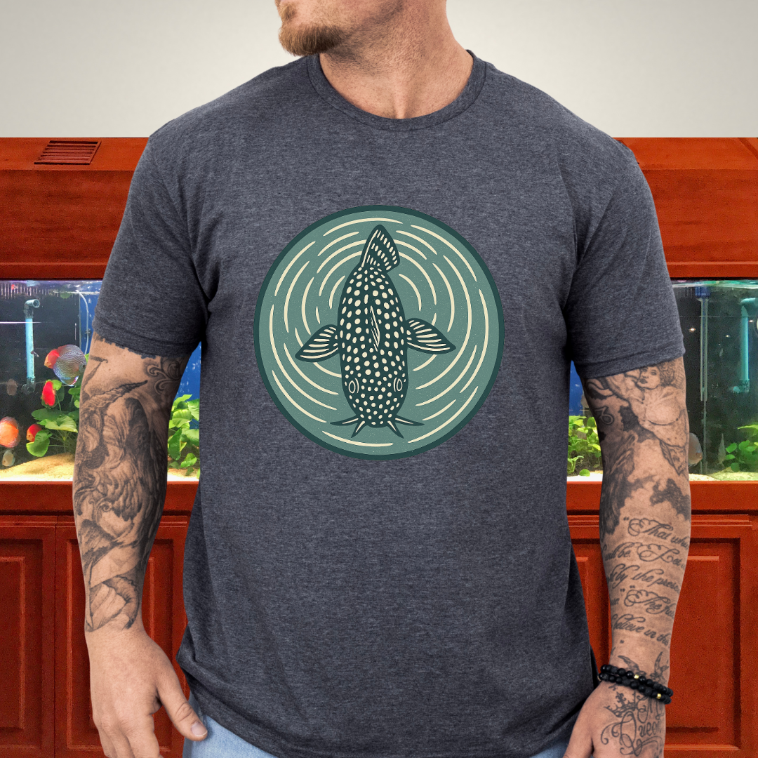 Ripple View Tee – Retro Corydoras Sterbai Lithograph