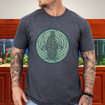 Ripple View Tee – Retro Corydoras Sterbai Lithograph