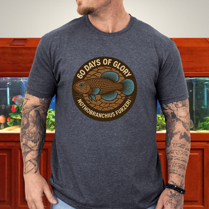 60 Days of Glory Tee – Nothobranchius furzeri Annual Killifish
