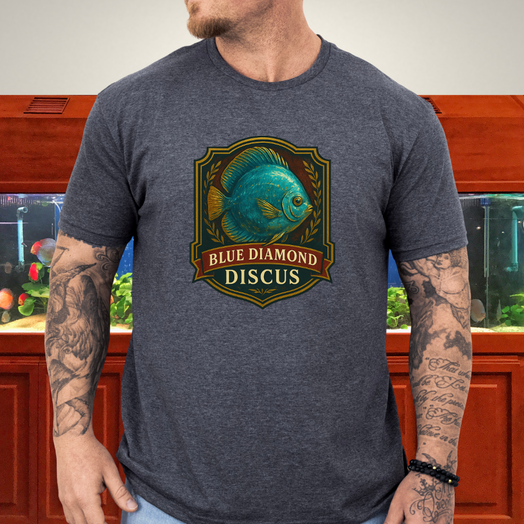 Blue Diamond Discus Retro Crest T-Shirt