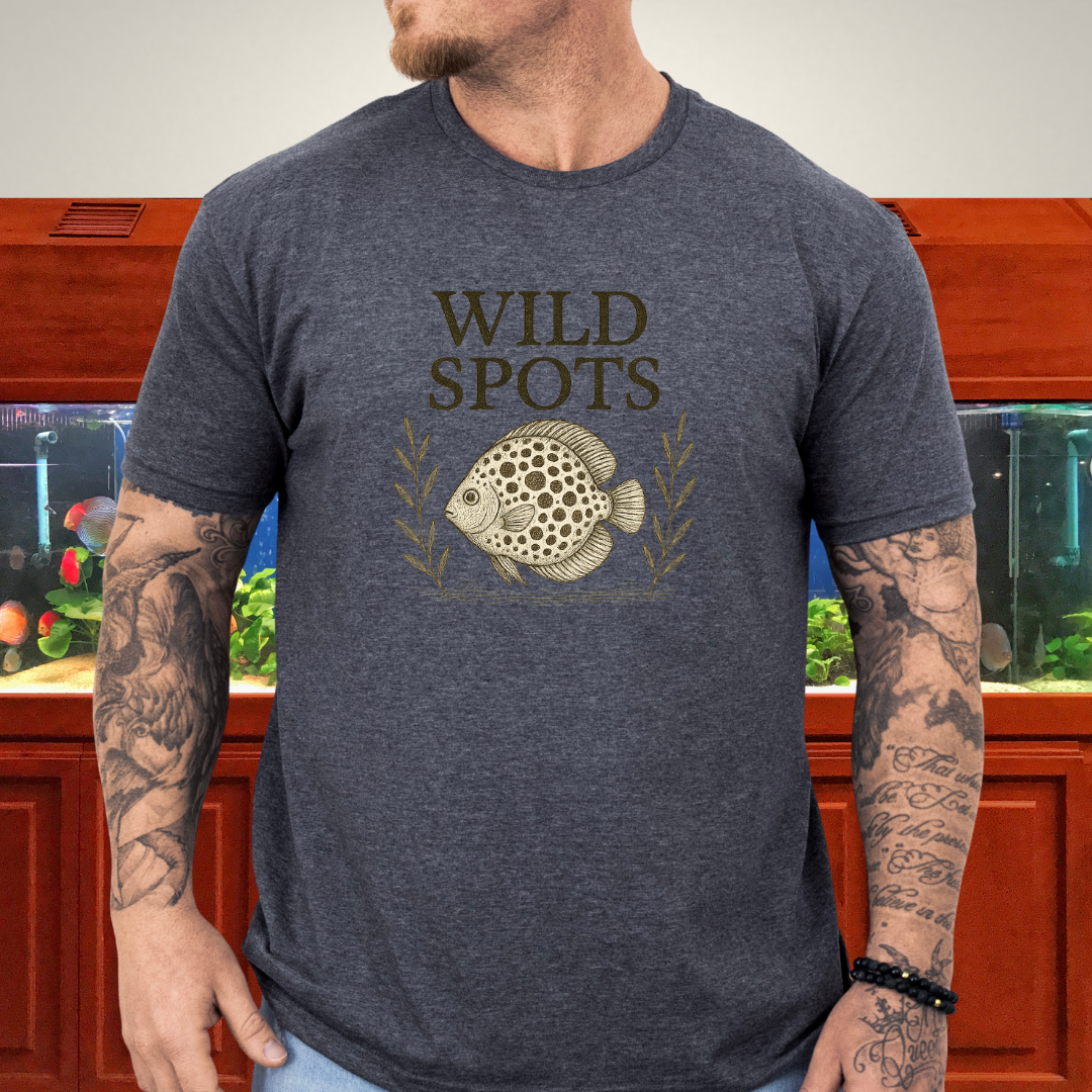 Wild Spots Leopard Discus Nature Sketch Tee