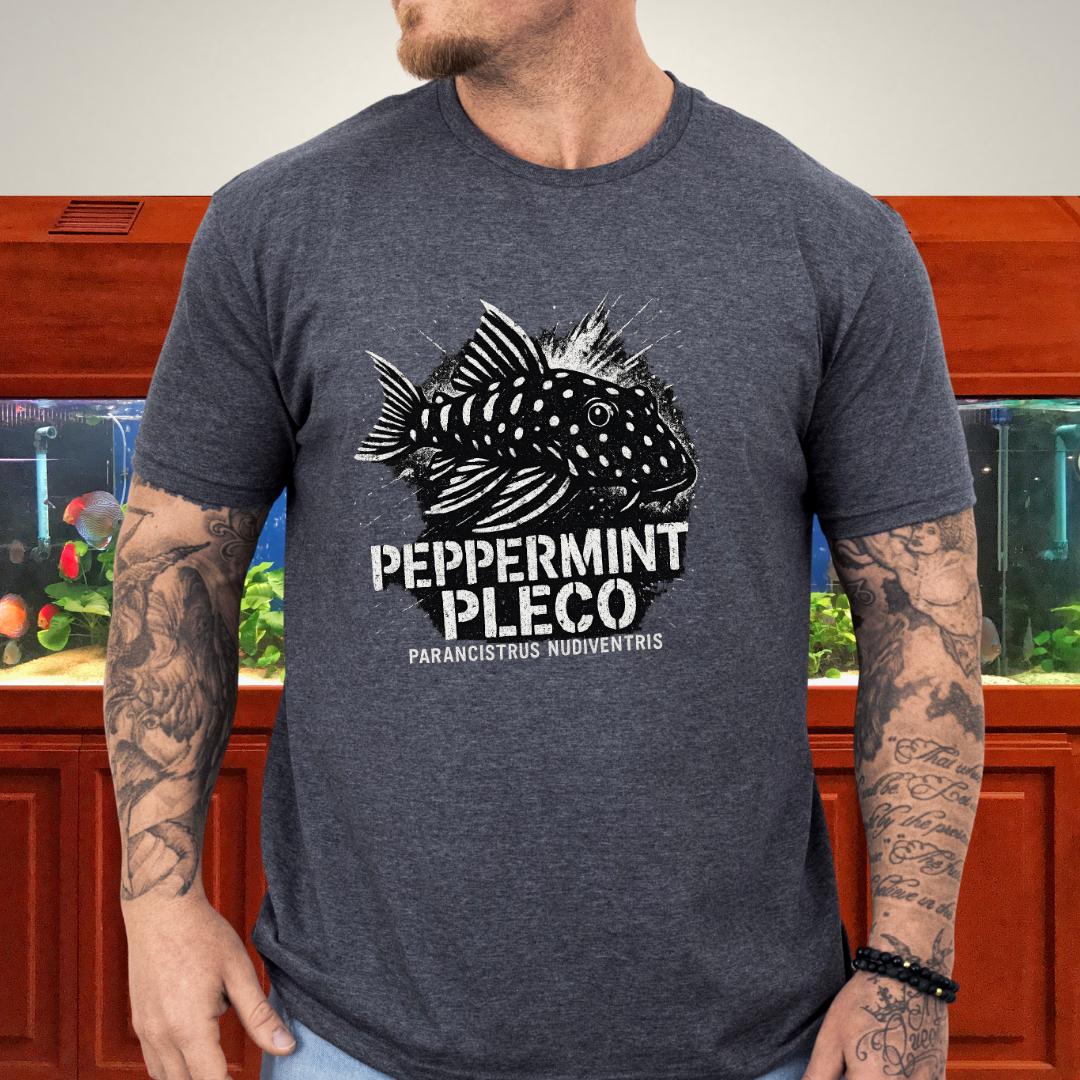 Peppermint Pleco T-Shirt – Punk Graffiti Parancistrus nudiventris Design for Aquarium Hobbyists-T-Shirt-Fish &amp; Friends Tees