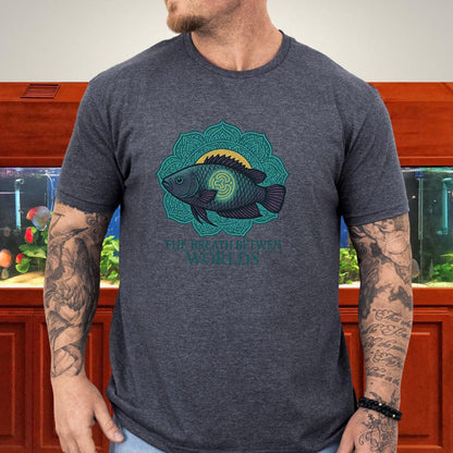 The Breath Between Worlds Tee – Spiritual Climbing Perch Design