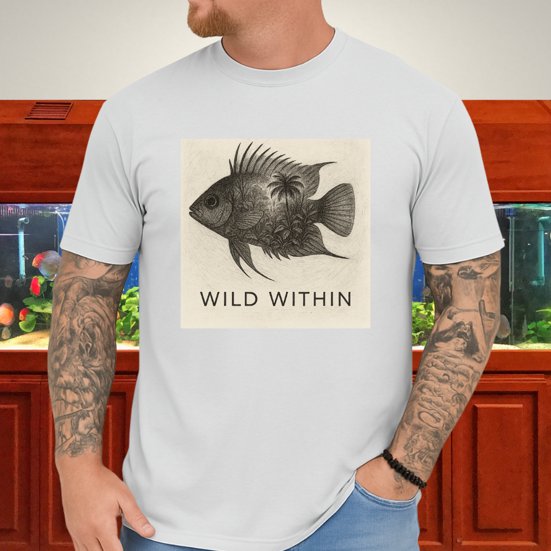 Wild Within Tee – Apistogramma Jungle Double Exposure