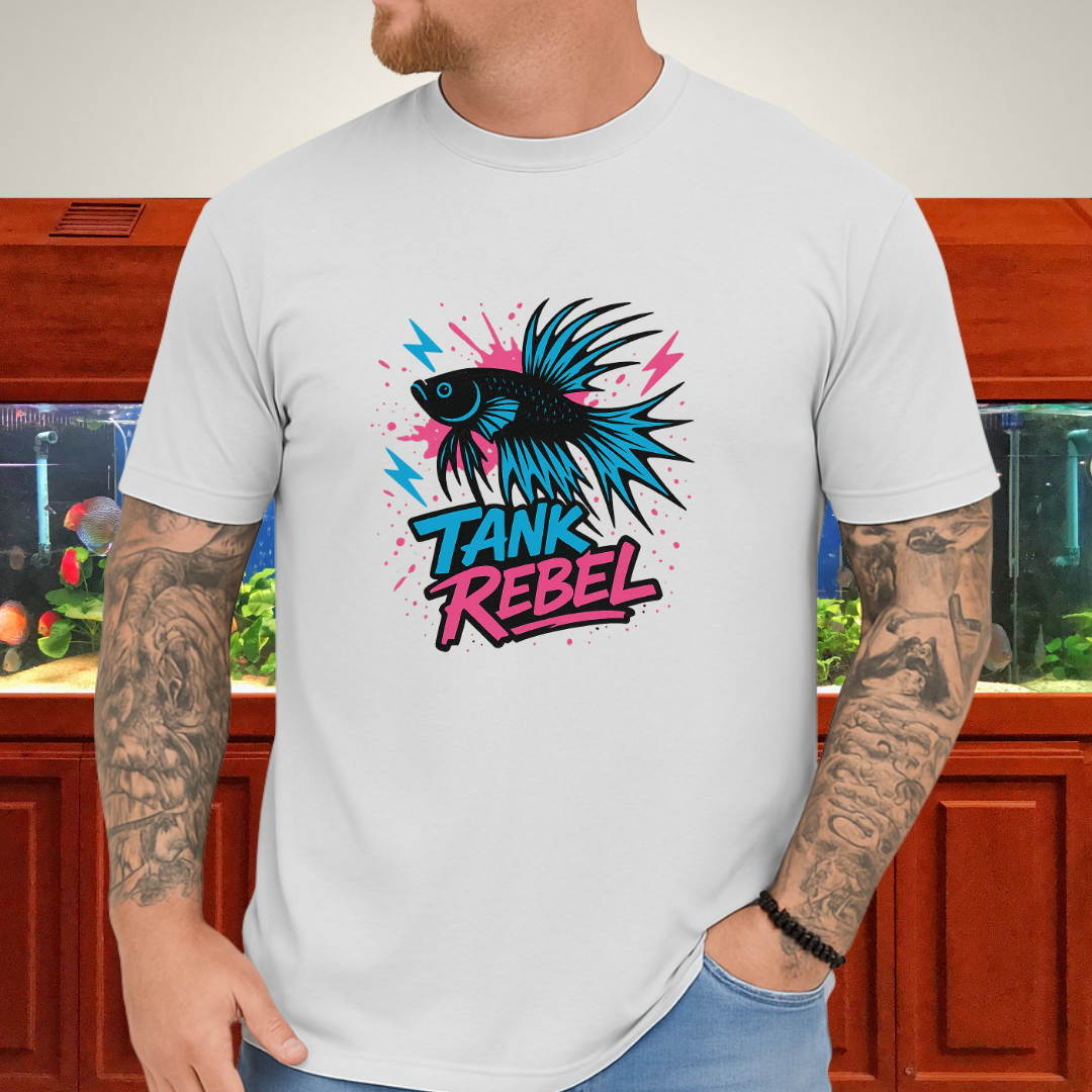 Tank Rebel Punk Betta Fish T-Shirt