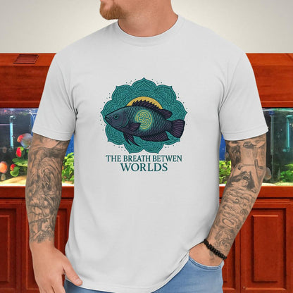 The Breath Between Worlds Tee – Spiritual Climbing Perch Design