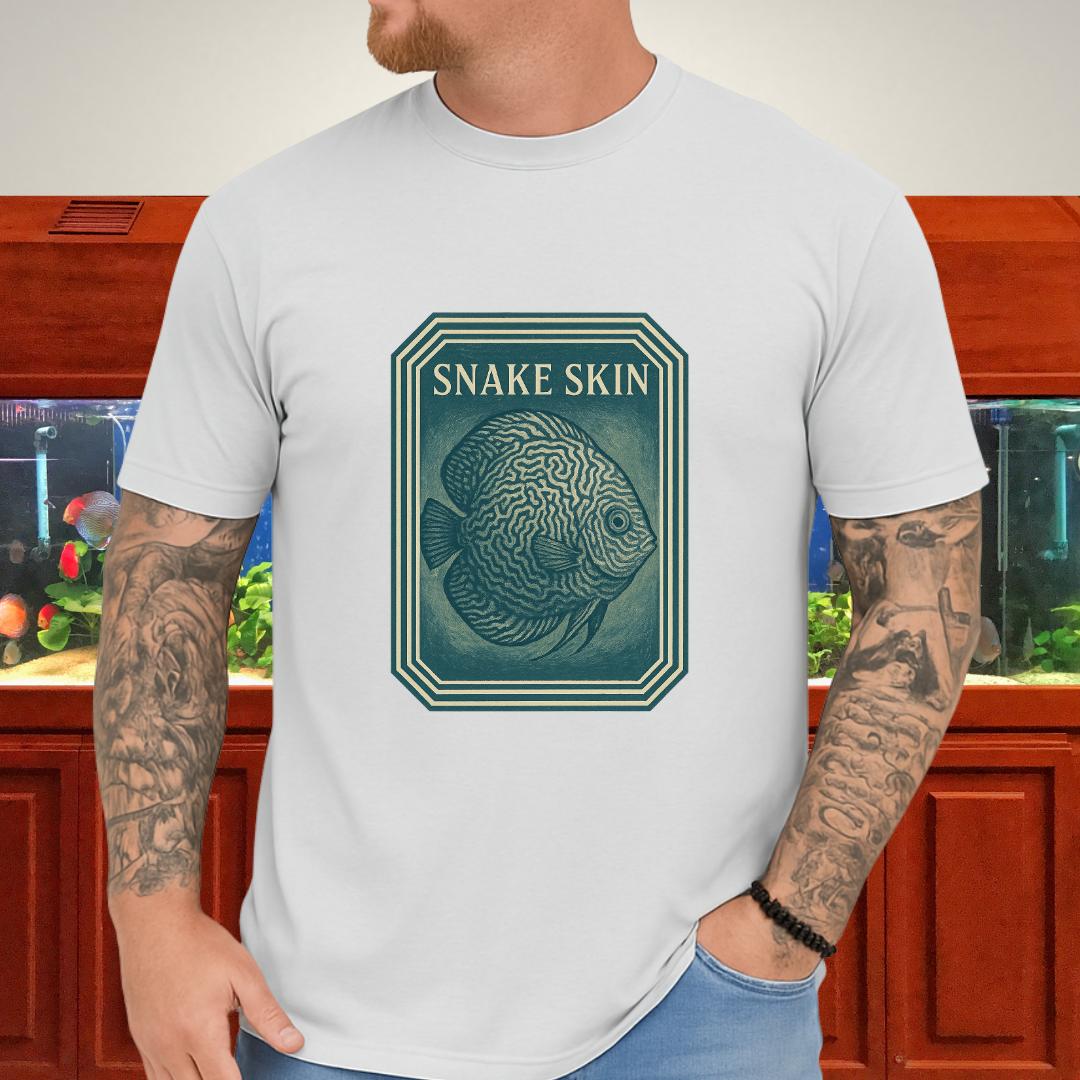 Retro Geometric Snake Skin Discus Tee-T-Shirt-Fish &amp; Friends Tees