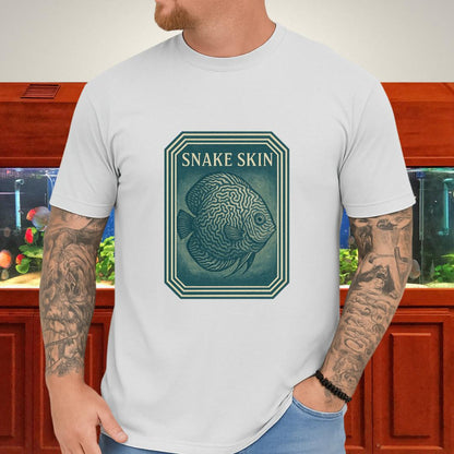 Retro Geometric Snake Skin Discus Tee-T-Shirt-Fish &amp; Friends Tees