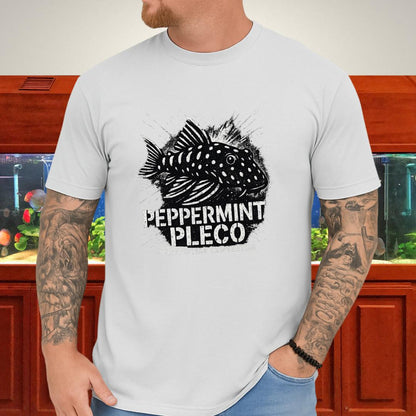 Peppermint Pleco T-Shirt – Punk Graffiti Parancistrus nudiventris Design for Aquarium Hobbyists-T-Shirt-Fish &amp; Friends Tees