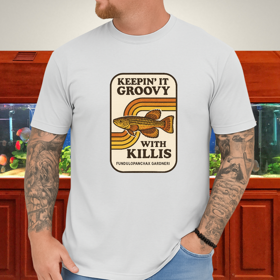 Keepin’ it Groovy Tee – Gardneri Killifish Retro Design
