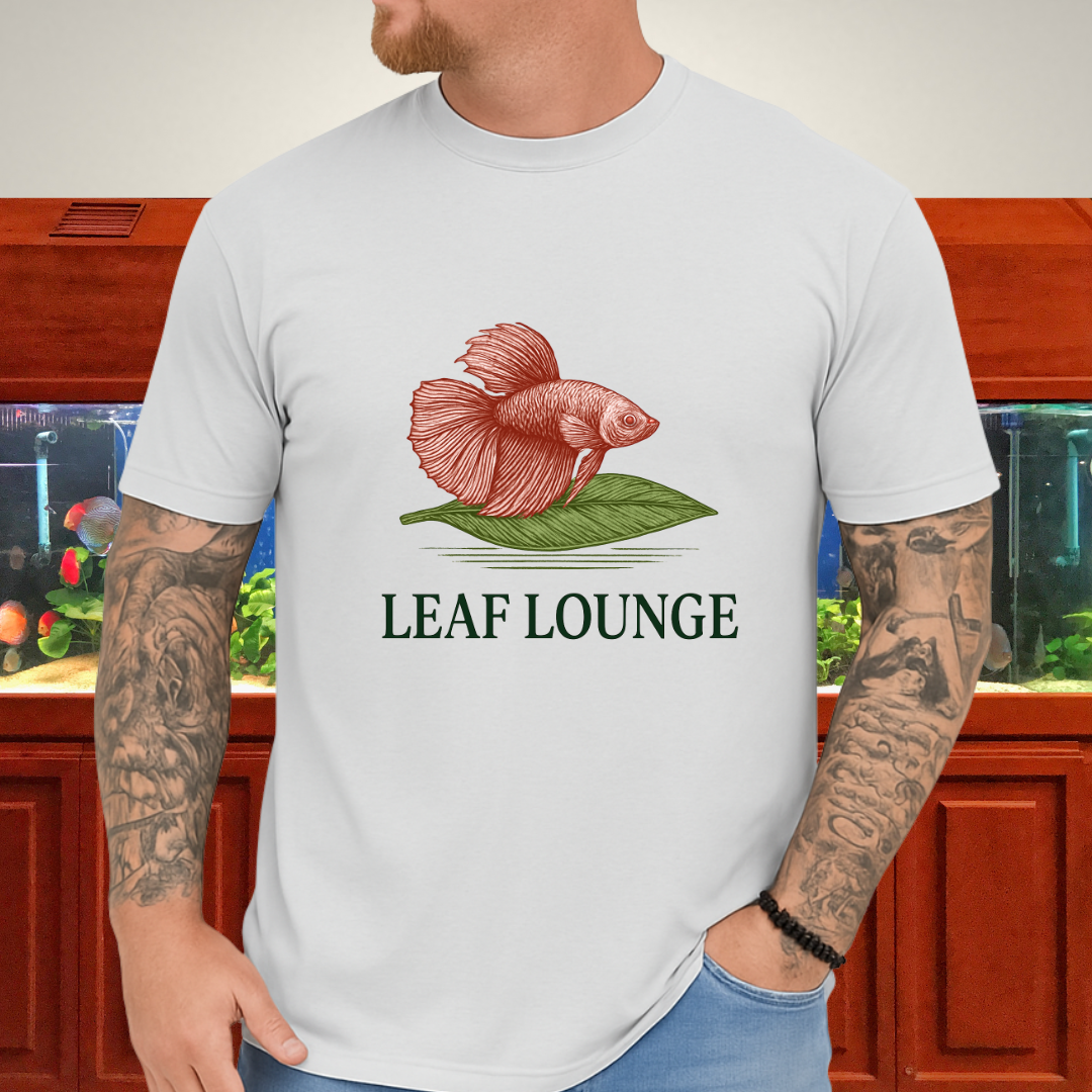 Leaf Rest Betta Tee – Floating Betta Fish Design