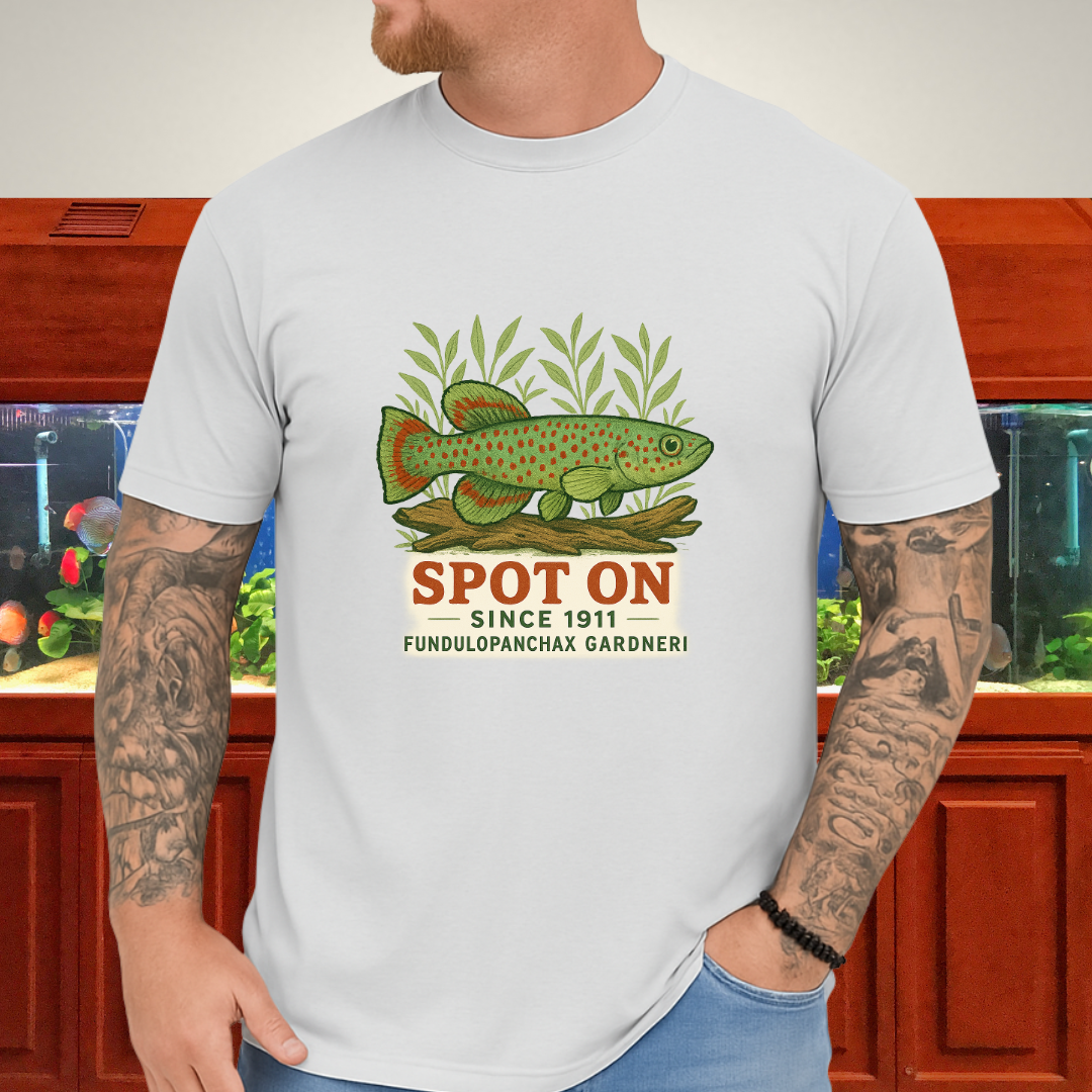 Spot On Since 1911 Tee – Gardneri Killifish Retro Design