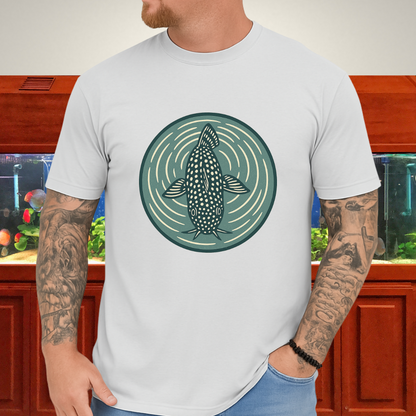 Ripple View Tee – Retro Corydoras Sterbai Lithograph
