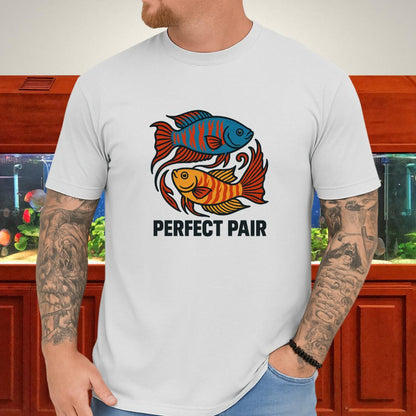 Perfect Pair Tee – Bold Yin-Yang Paradise Fish Design