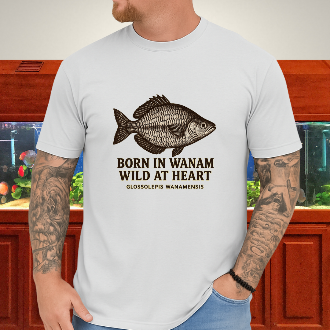 Born in Wanam Tee – Lake Wanam Rainbowfish Adventure Design