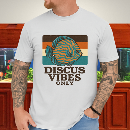 Retro Discus Fish T-Shirt – 70s Groovy Aquarium Style