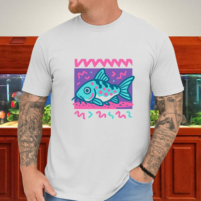 Peppered Cory Shirt – 90s Zig-Zag & Squiggle Style-T-Shirt-Fish &amp; Friends Tees