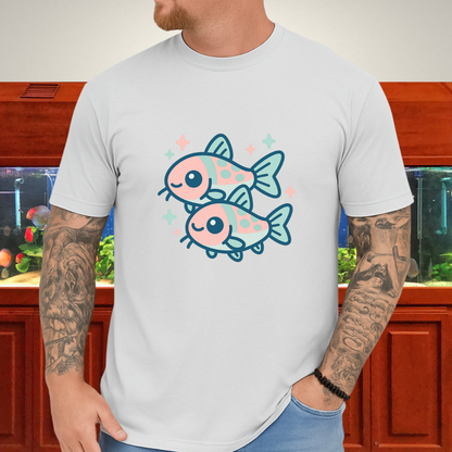 Adorable Nano Fish Shirt – Pygmy Corydoras Pastel Style