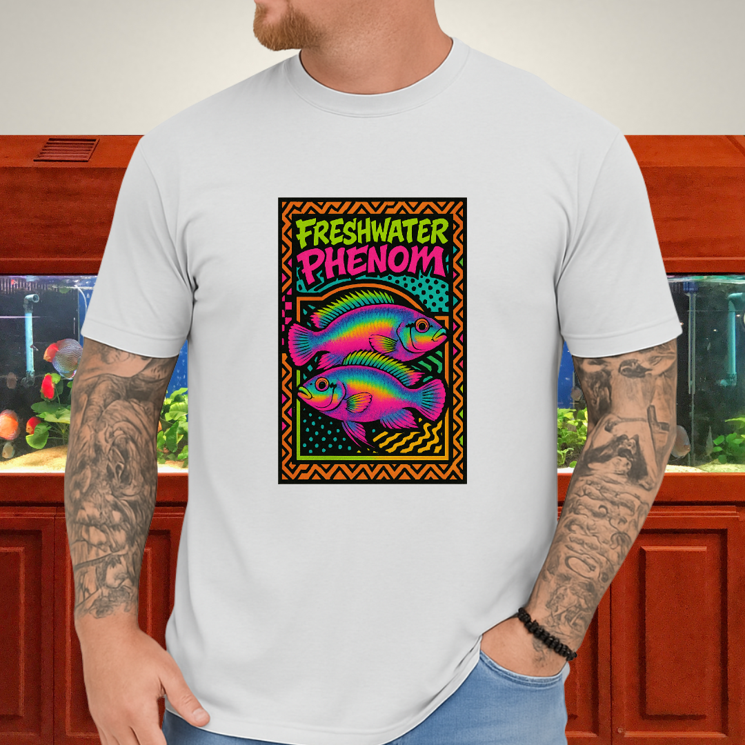 Freshwater Phenom Tee – Neon 90s Kribensis Design