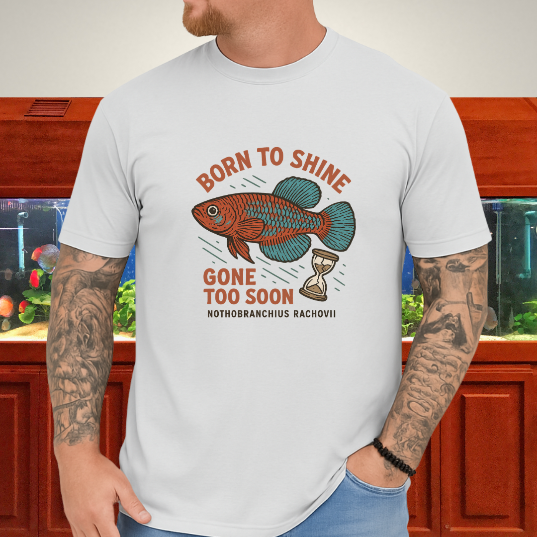 Bluefin Nothobranch Tee – Born to Shine, Gone Too Soon