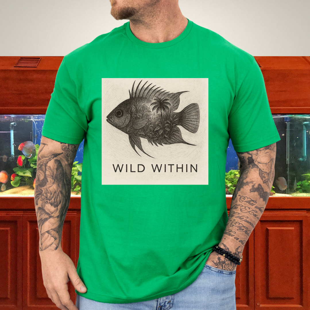 Wild Within Tee – Apistogramma Jungle Double Exposure