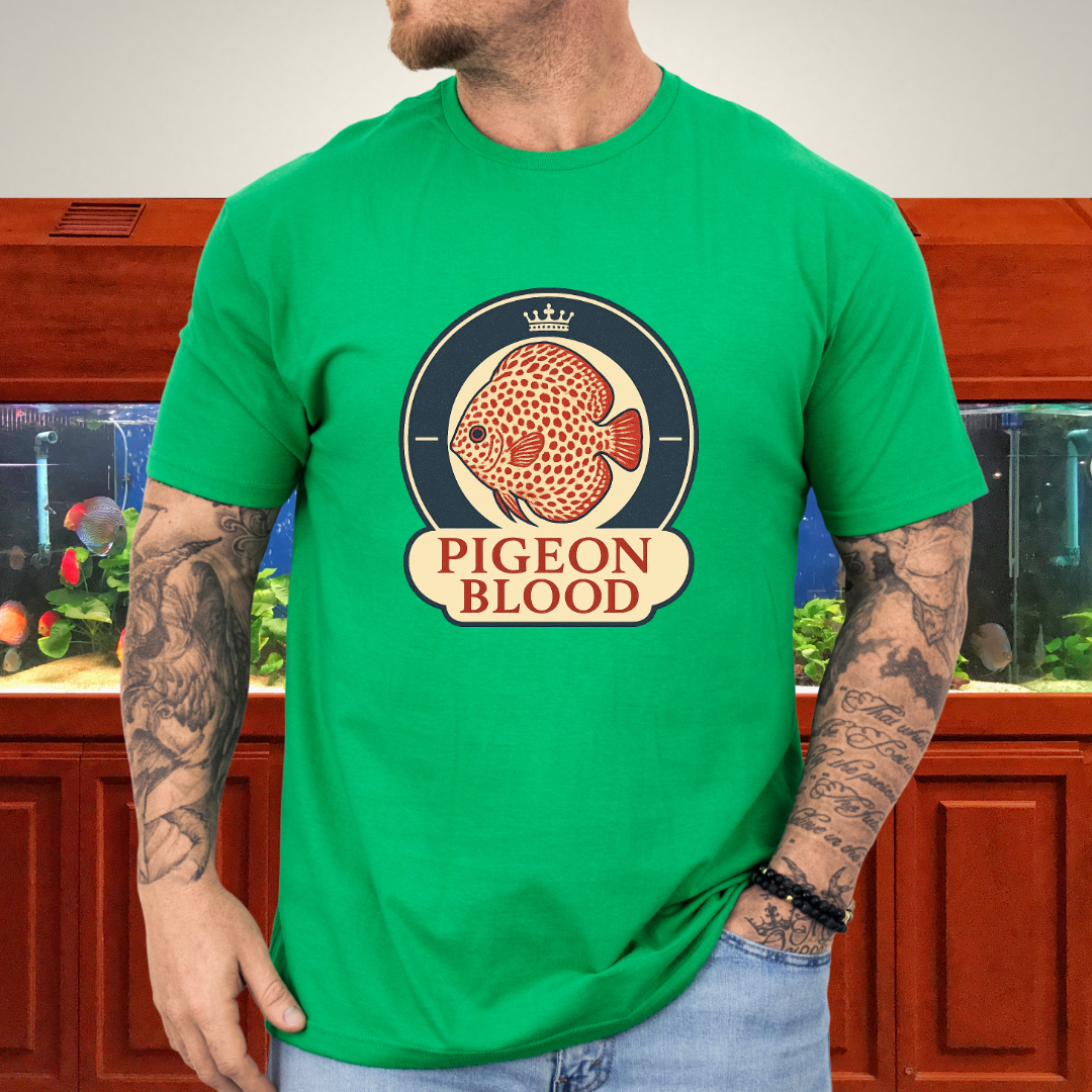 Vintage Pigeon Blood Discus Crown Crest Shirt