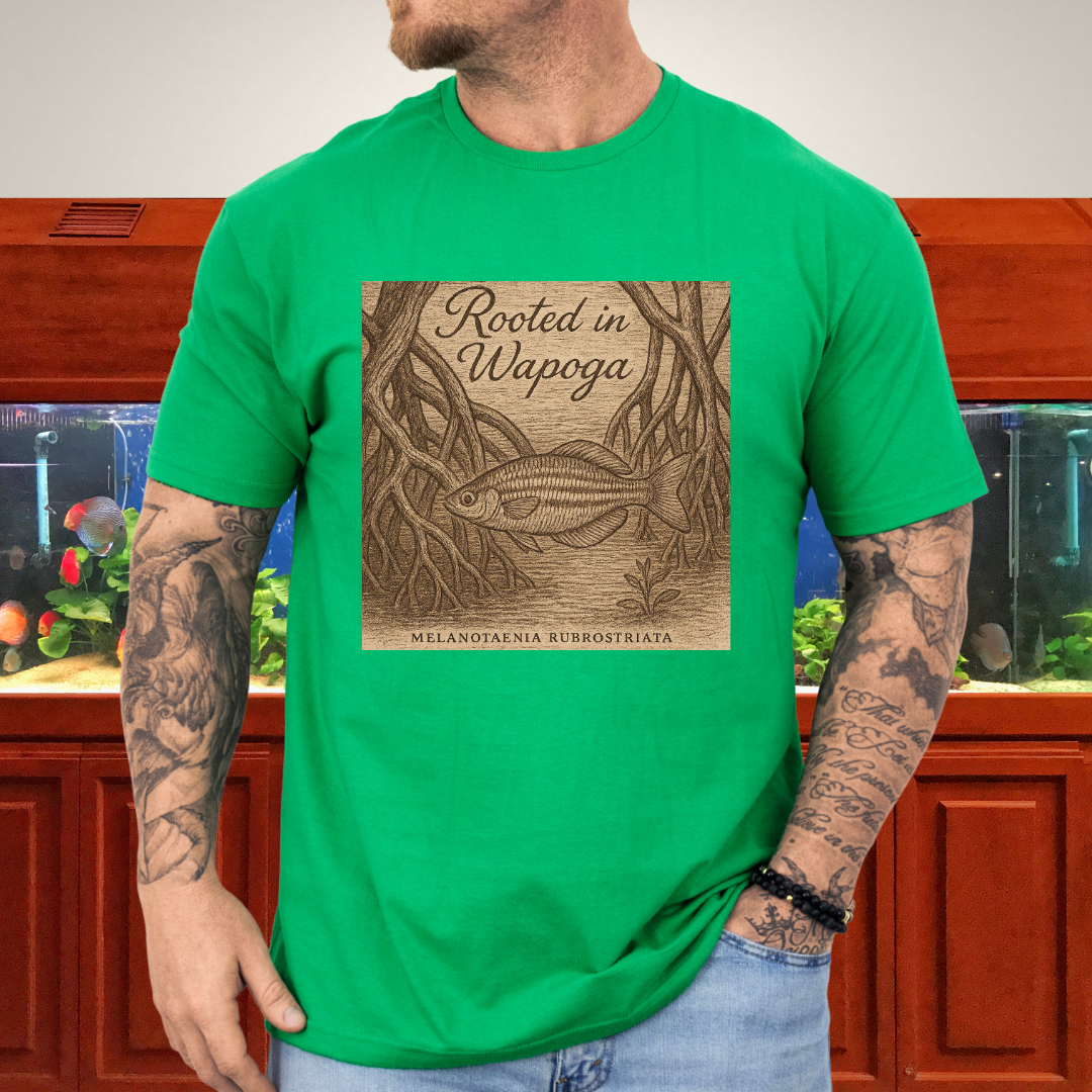 Wapoga Rainbowfish Shirt – Etched Driftwood & Mangrove Style