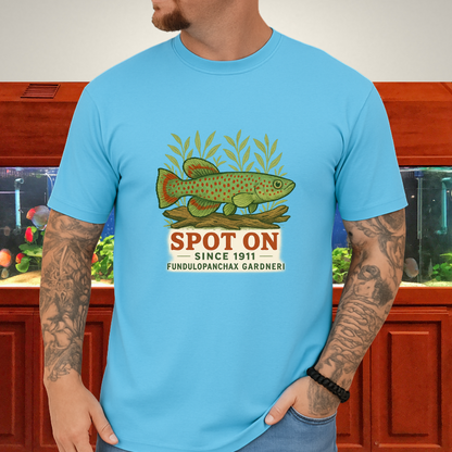 Spot On Since 1911 Tee – Gardneri Killifish Retro Design