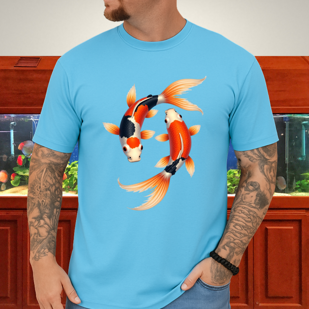 Japanese Koi Fish Harmony Shirt – Aquatic Symbolism