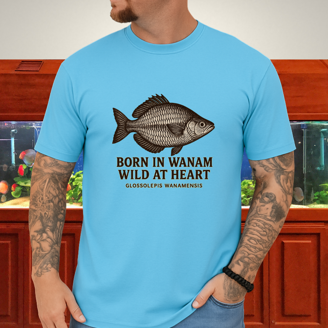 Born in Wanam Tee – Lake Wanam Rainbowfish Adventure Design