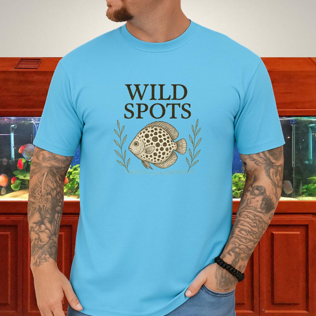 Wild Spots Leopard Discus Nature Sketch Tee-T-Shirt-Fish &amp; Friends Tees