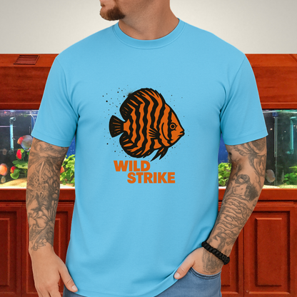 Wild Strike Punk Tiger Stripe Discus Tee