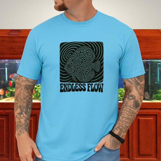 Endless Flow Surreal Snakeskin Discus Tee-T-Shirt-Fish &amp; Friends Tees