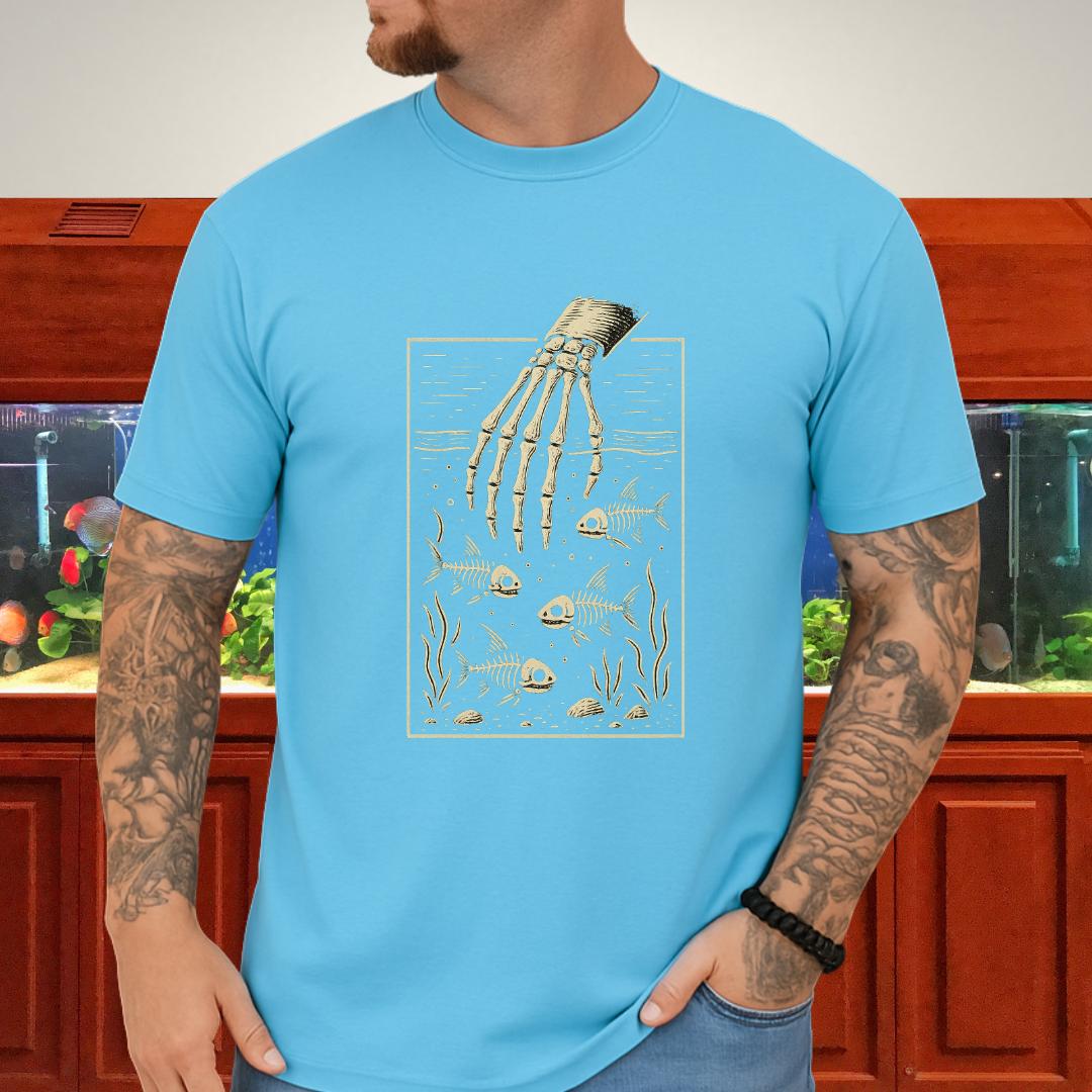 Skeleton Crew Aquarium-T-Shirt-Fish &amp; Friends Tees