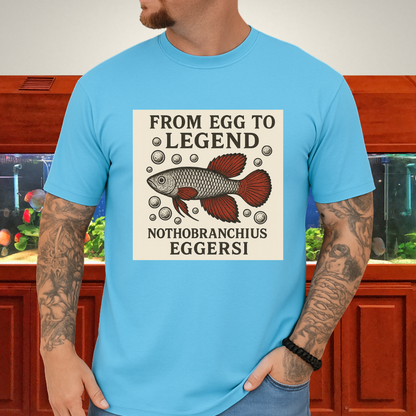 From Egg to Legend Tee – Eggersi Killifish Lithograph Design