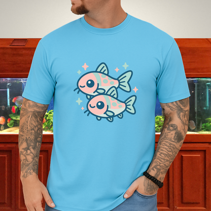 Adorable Nano Fish Shirt – Pygmy Corydoras Pastel Style