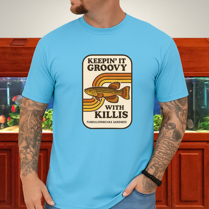 Keepin’ it Groovy Tee – Gardneri Killifish Retro Design