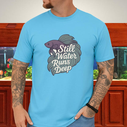 Still Water Runs Deep Betta Fish T-Shirt-T-Shirt-Fish &amp; Friends Tees