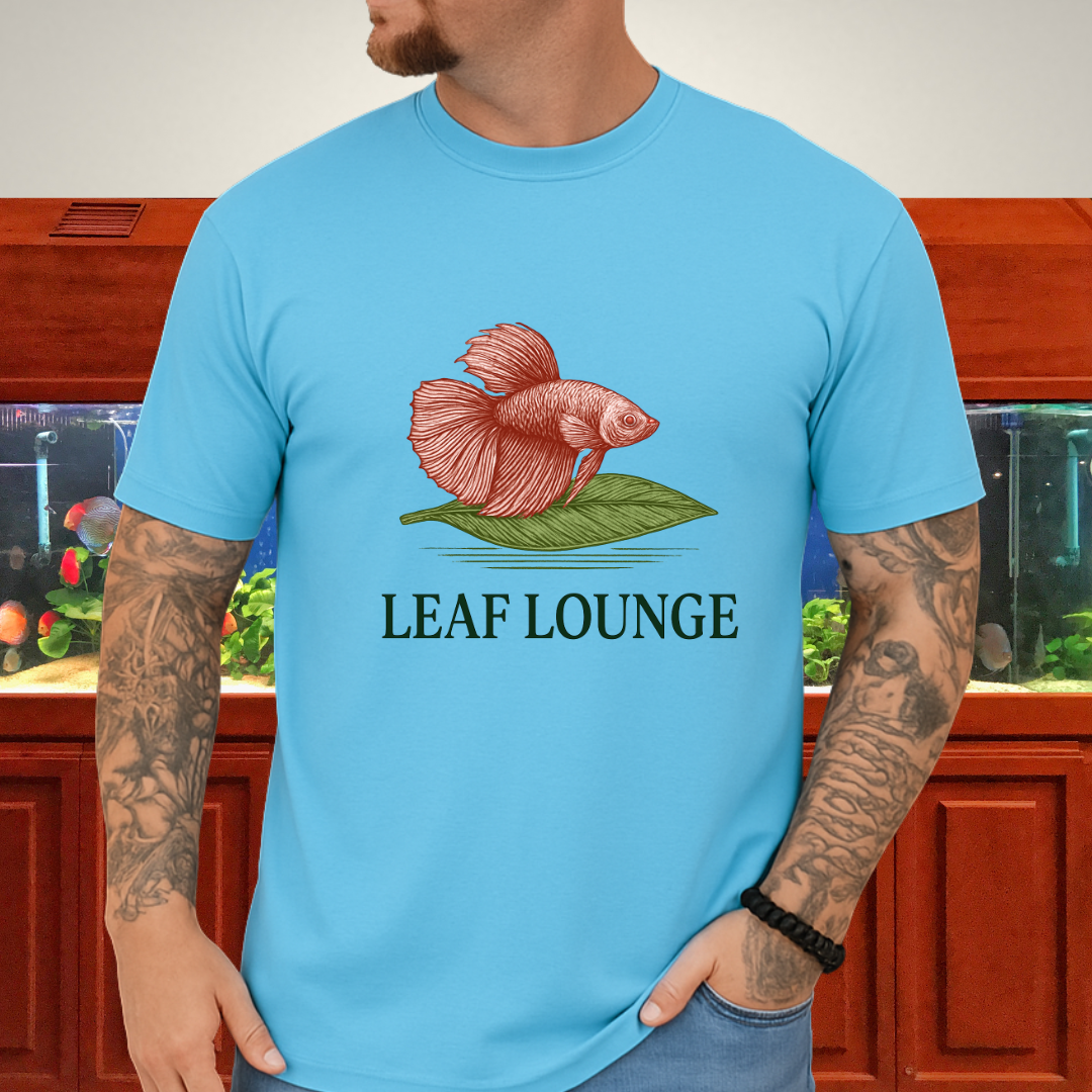 Leaf Rest Betta Tee – Floating Betta Fish Design