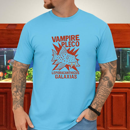 Vampire Pleco Tee – Punk Stencil Catfish Design-T-Shirt-Fish &amp; Friends Tees