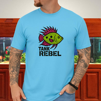 Tank Rebel Tee – Punk Three-Spot Gourami Mohawk Design