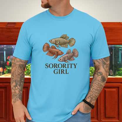 Female Betta Sorority Tee – Trio Design with Typography