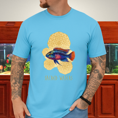 Sacred Waters Tee – Kribensis with Mandala Geometry Design